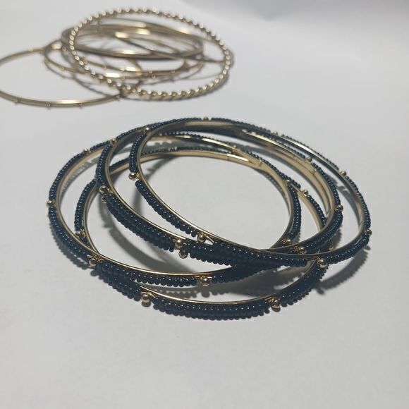 Amrita Singh Monaco Bangle Bracelets, Set of 15 - Picture 5 of 9